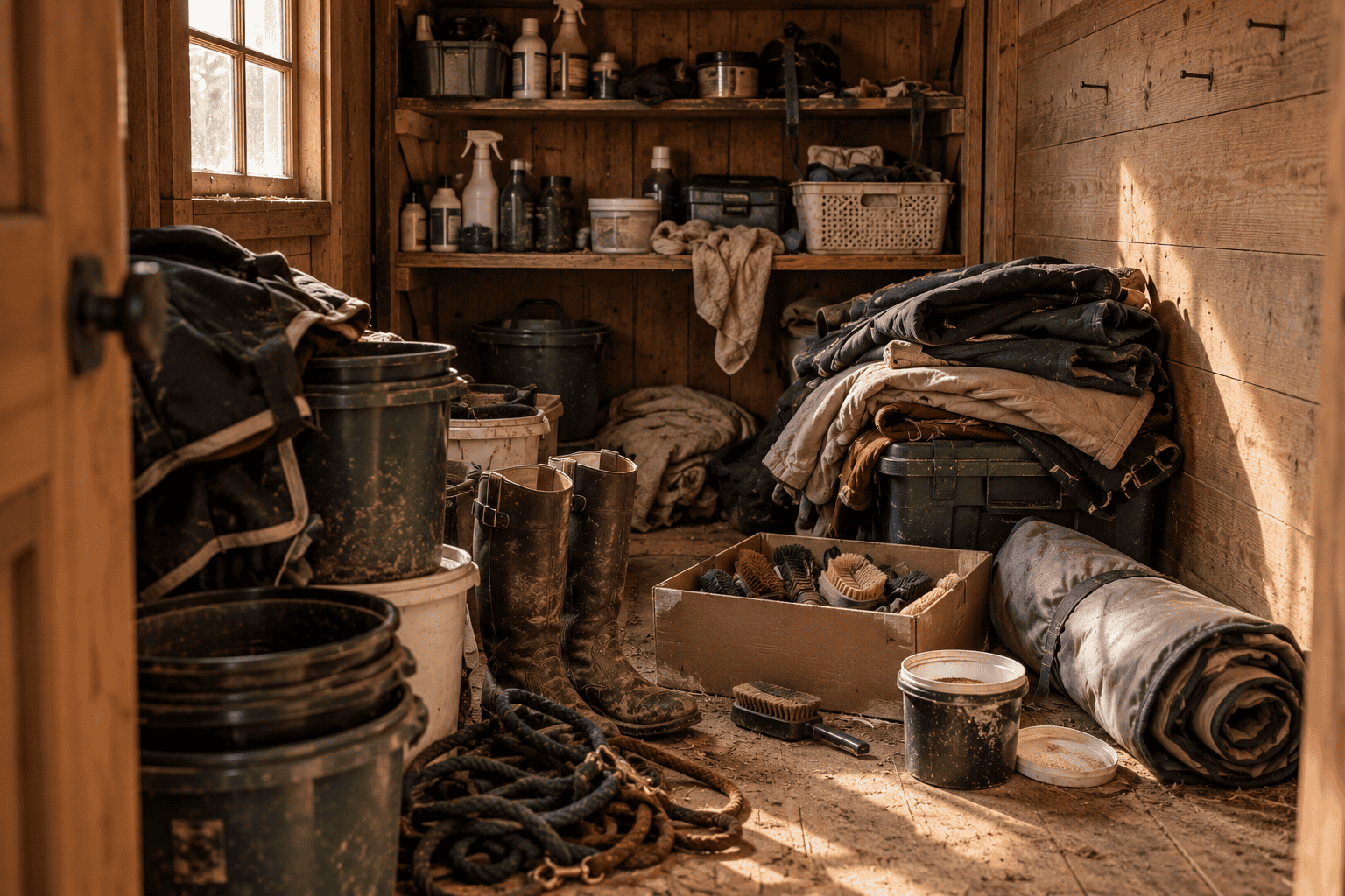 small tack room hacks