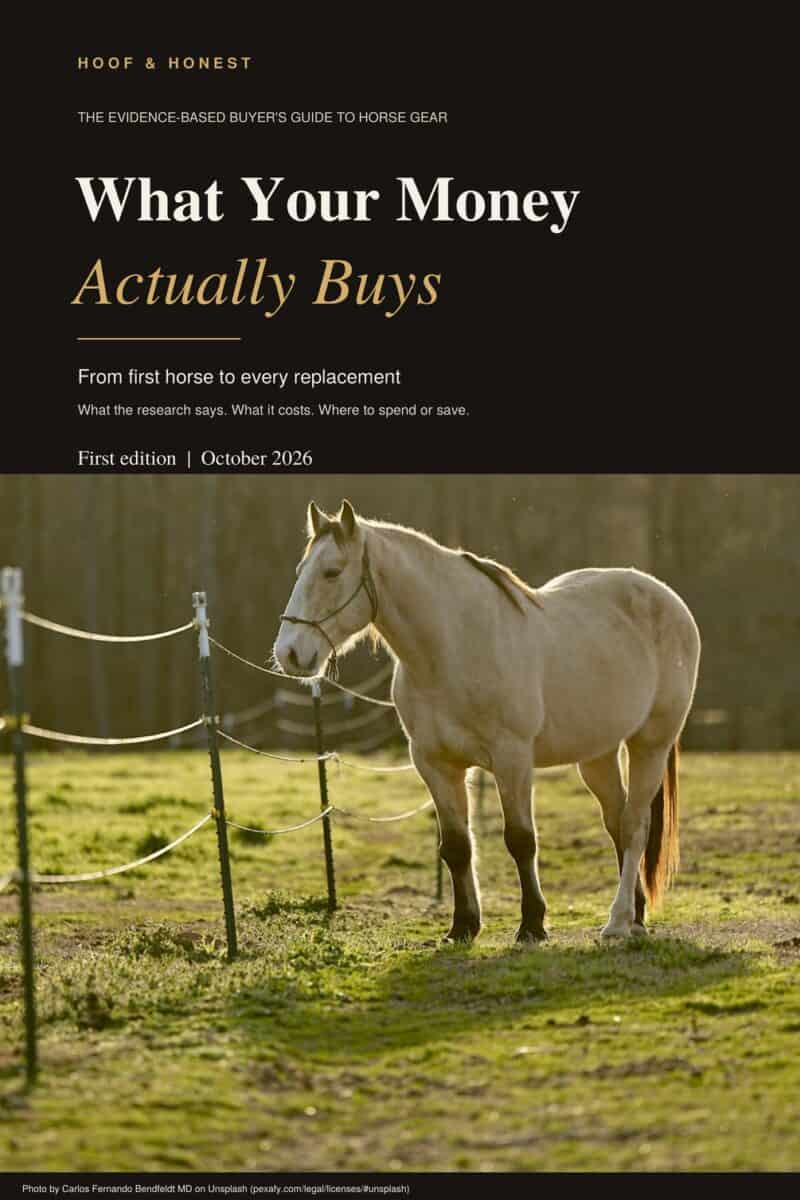 Cover of the ebook What Your Money Actually Buys: The Evidence-Based Buyer's Guide to Horse Gear
